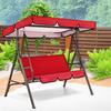 Yousheng Swing Chair Canopy Replacement Waterproof Anti-UV 2-3 Seater Swing Chair Top Cover Outdoor Garden Porch Patio Swing Seat Sun Shade Awning