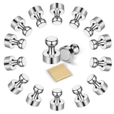 16 шт. магнитные кнопки, магнитные кнопки для большого пальца, магниты на холодильник, магниты для доски для дома, школы, офиса