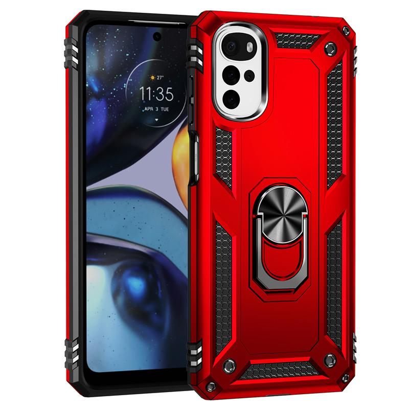 Для Motorola Moto G22 2022 чехол металлическое кольцо подставка бронированный противоударный чехол для Moto G22 G 22 подставка держатель задняя крышка