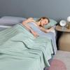 Летнее одеяло из ледяного шелка класса А: Однотонное, машинная стирка, тонкое охлаждающее одеяло для кондиционирования воздуха