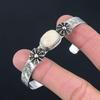 Womens day Deal 925 Sterling Silver Natural Cobra Jasper Unique Bangle Bracelet