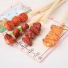 Kebab Shape Creative Ball Point Pen Signature Pen Cute Stationery Creative Office School Supplies Chicken Beef Meatballs Scallion Meat Shape