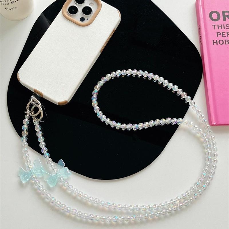 Бант бусины универсальный кроссбоди телефон шнурок длинный шейный шнур подвесной ремешок для iPhone Samsung Xiaomi анти-потеря телефон цепь