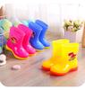 Waterproof Baby Rain Boots Non-Slip Cotton Lined Rubber Shoes for Boys Girls Kids Outdoor Warm Rain Shoes