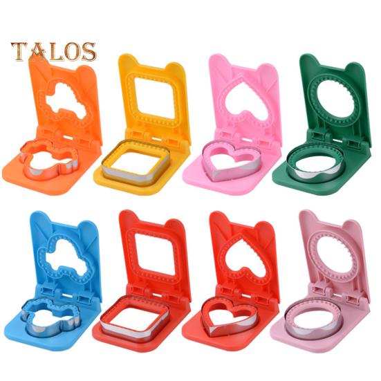 Sandwich Cutter And Sealer Pocket Sandwiches Maker Uncrustables Cutter Stainless Steel Blade Safe Design Easy To Use Kitchen Tools for Kids