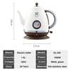 1.5L Electric Kettle 1500W Quick Heating Boiling Coffee Teapot Household Thermo Pot 304 Stainless Steel Linner with Thermometer