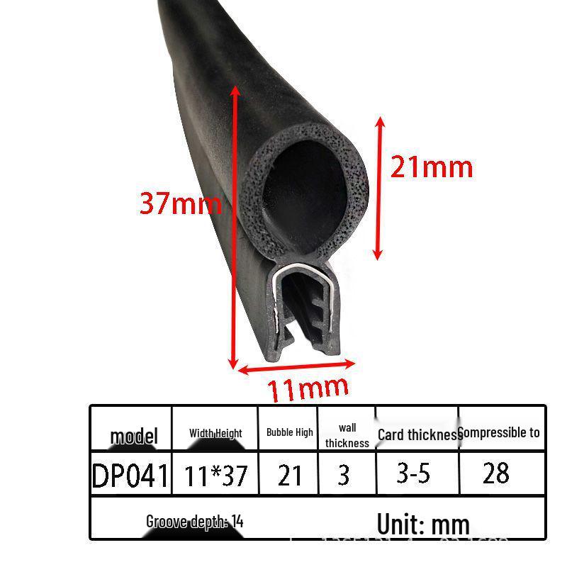 U-образные уплотнительные ленты из вспененной резины для шкафов и автомобильных дверей