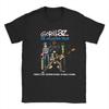 Новая футболка Gorillaz The Mountain Tour для мужчин и женщин, с круглым вырезом, из чистого хлопка, с коротким рукавом, одежда