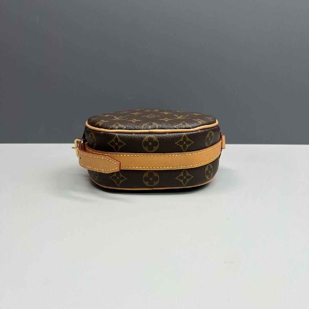 [Б/У] Мягкая Шляпная Коробка PM Classic Monogram Canvas Кожаная Сумка на Плечо Маленькая - Очень Хорошее Состояние #KDY97Y