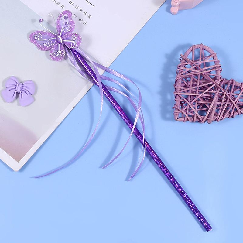 1PC Cute Party Halloween Princess Cosplay Props Hot Cute Dreamlike Butterfly Fairy Wand Kids Magic Stick Girl Birthday Gift