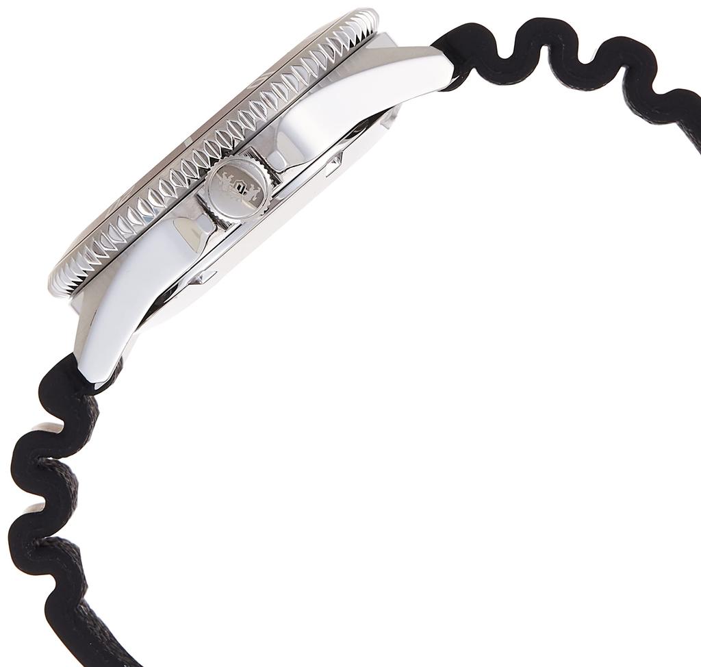 Orient Японские резиновые часы Kanno с автоматическим/ручным заводом, черный/красный ремешок.