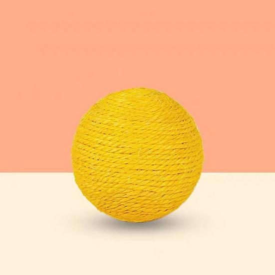 Игрушка для кошек, интерактивная игрушка-когтеточка из сизаля, устойчивая к укусам игрушка для домашних животных, для снятия стресса и упражнений
