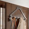 1 шт. Стойка-крючок из нержавеющей стали для двери - Легкая установка, не требует сверления, высокая грузоподъемность, повседневный стиль, идеально подходит для развешивания одежды