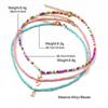 iF ME Богемное многослойное ожерелье из бисера со звездой и луной и бабочкой, ожерелье для женщин, модное пляжное простое колье с замком, подарок