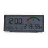 62KD Large LCD Screen Wall Mounted Clock with Date And Weather Data Battery Operated