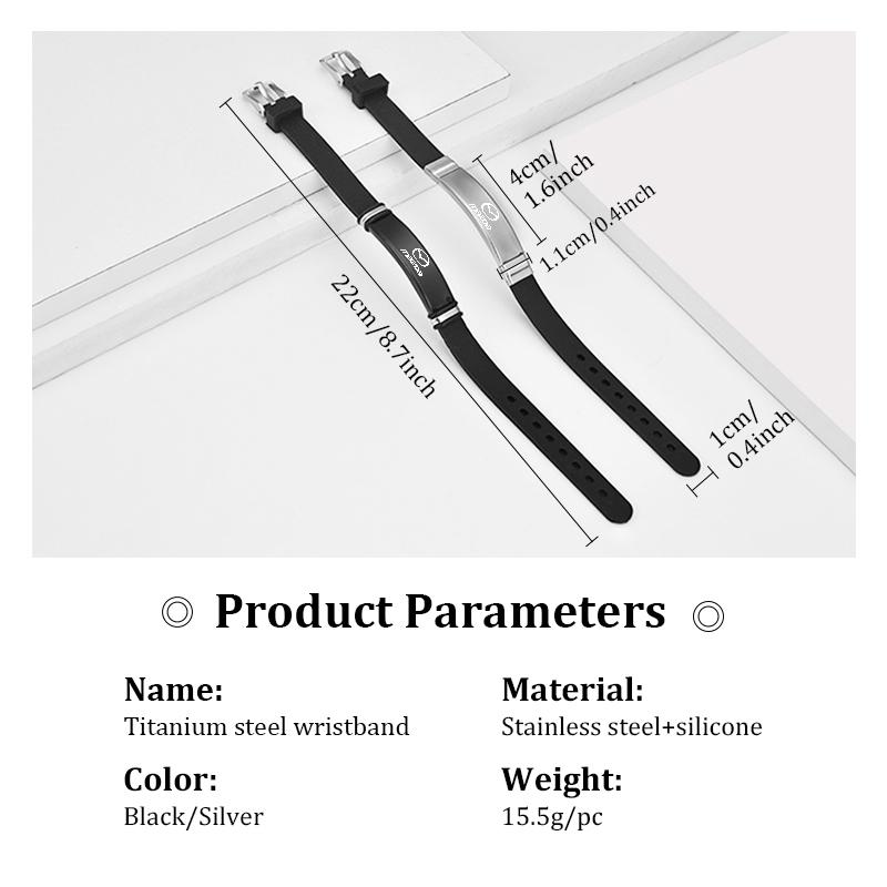 AAGC1 For Mazda Car Logo Custom Bracelets Wirstband Stainless Steel For Men Axela Speed 6 CX3 CX4 CX5 CX7 CX8 CX9 MS Demio