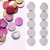 10 Empty Round 20Mm Tin Pans For Powder Eyeshadow Responsive To Magnets