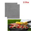 Высококачественный тефлоновый коврик для гриля с антипригарным покрытием, сетка для барбекю, 2 шт. для легкой готовки