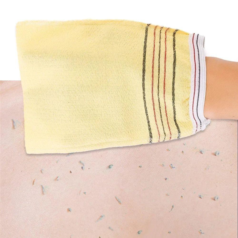 Coarse Grain Shower Bath Scrub Glove Simple Body Scrub Glove New Exfoliating Towel  Adults