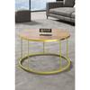Журнальный столик и стол-раскладушка Terra Set Gold Efes