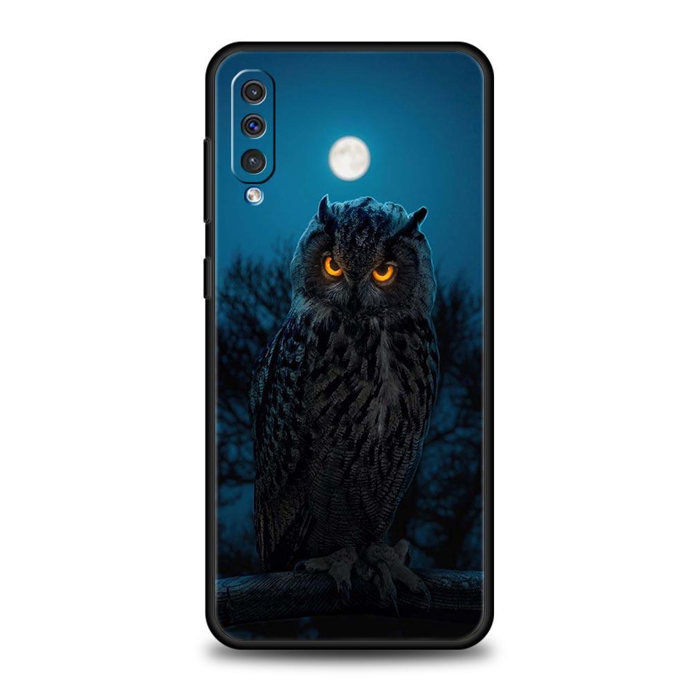 Мультяшные Подарки Милый Чехол-Сова Для Samsung A56 A36 A26 A16 A14 A12 A22 A32 5G A34 A42 A52 A54 A50 A70 A72 A40 A20E A04S A06 Чехол