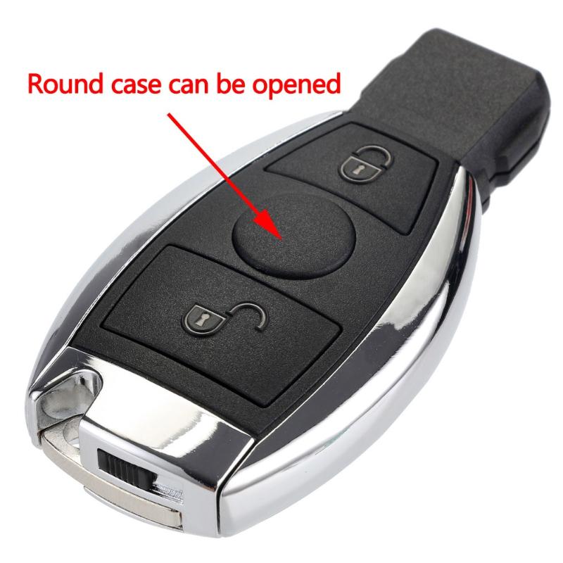433MHz 3 Buttons Keyless Uncut Flip Remote Key Fob for Mercedes Benz Year 2000+ NEC&BGA Control