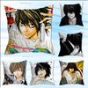 L-Lawliet D-Death Note Наволочка для Дивана Декор Автомобиля Офиса Комнаты Печатная Наволочка Декорации и Защита