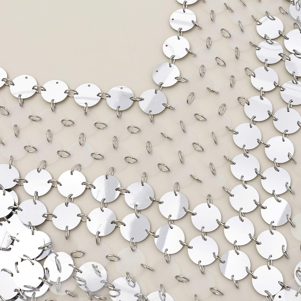 Аксессуары, нишевая V-образная геометрическая цепочка для тела, персонализированный полый купальник с пайетками для женщин