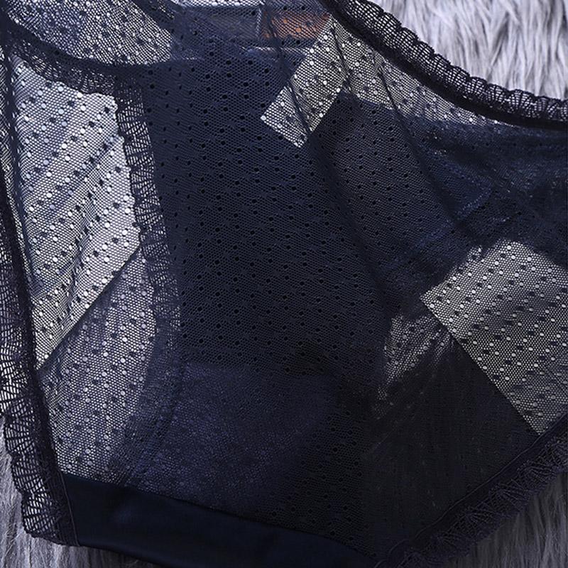 Panties Perspective Fancy Lace Panties For Women Traceless Crotch Of Cotton Briefs Lady Panty Underwear Low-rise Briefs