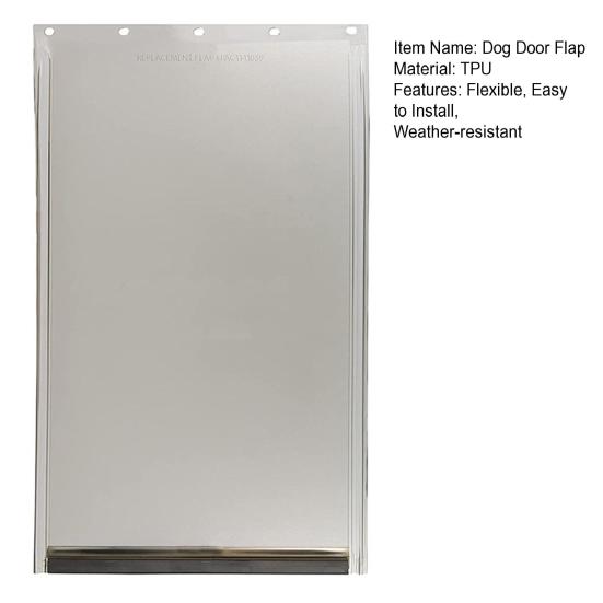 Dog Door Flap Compatible with Freedom Doggie Doors Flexible Dog Door Replacement Flap Easy To Install Flap for PAC11-11038 PAC11-11039 Door