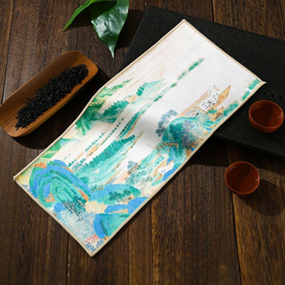 Китайский Толстый Чайный Сервиз Аксессуары Высококлассный Бытовой Профессиональный Чайное Полотенце Подставки Салфетка для Чая