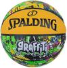 SPALDING 84-518J Баскетбол Граффити Зеленый x Желтый