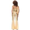 Ladies' s Vintage Disco Prom Suit Cosplay Halloween Costume Cos Suit Patent Leather Suit