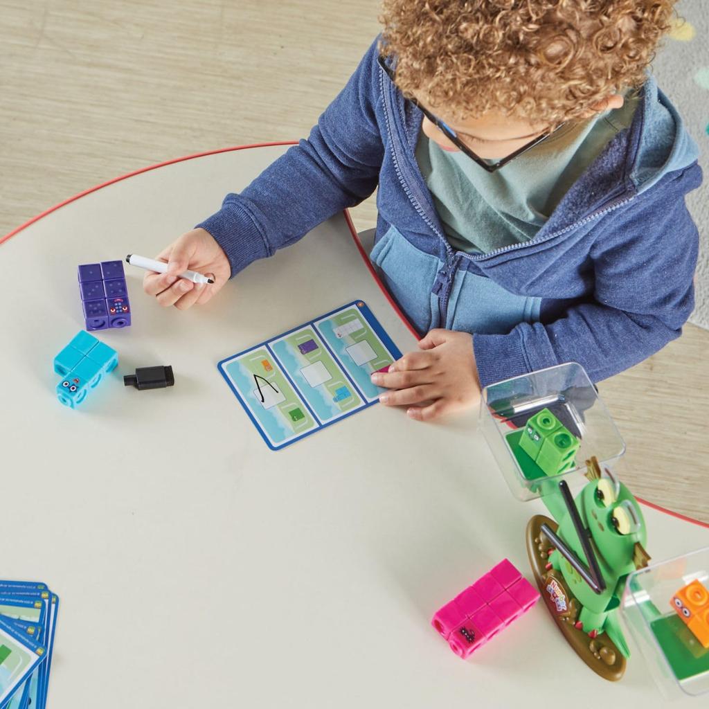 Numberblocks BlockG Balance Activity Set with Mass Link Size Number Educational Toy for Ages 3 and Up Authentic Product Cubes, Scale, Comparison,