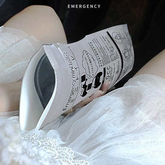 700 мл Пакет для рвоты Одноразовый Эргономика Быстрое затвердевание Морская болезнь Влагопоглощение Автомобильный аварийный пакет для мочи Дорожное использование