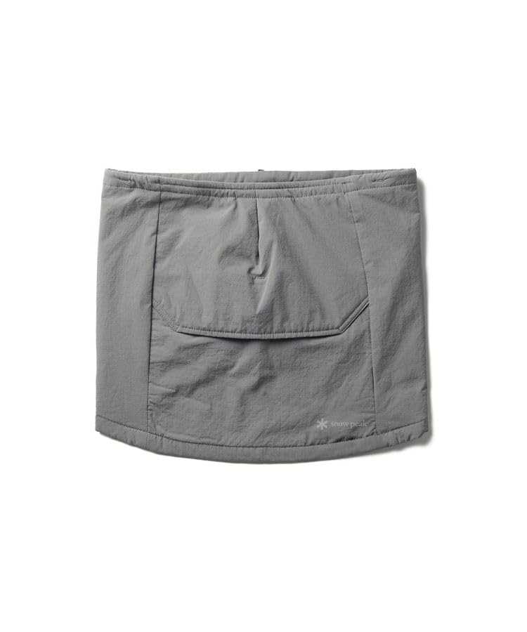 Snow Peak Дышащий утепленный бафф AC-25AU017, Бафф, Снуд, Капюшон, Мужской и женский, Серый