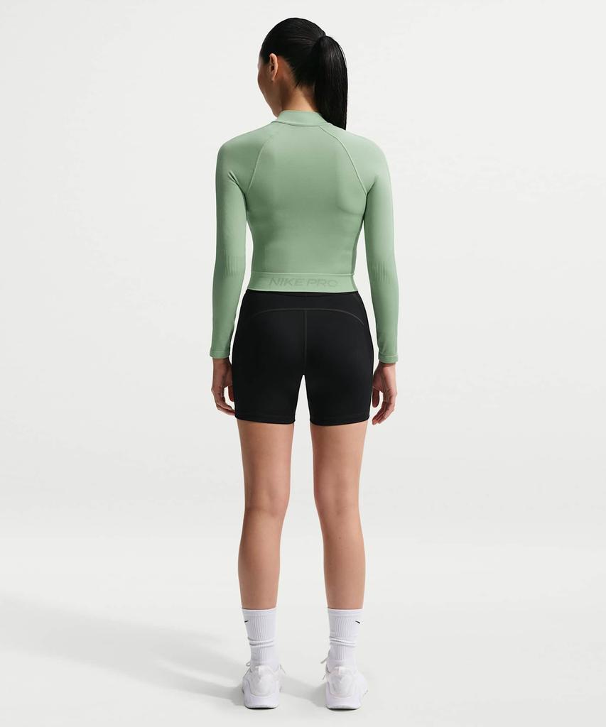 Nike Женский тренировочный топ на молнии Pro - Steam / Io4467-006