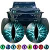 2шт наклейки на фары Beast Eyes для джипов, 3D стереоэффект водонепроницаемый автомобильный декор для внедорожника, забавные наклейки Beast Eyes для автомобиля