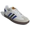 Adidas Кроссовки Samba OG White Active Blue Unisex, кристально-белые, матово-золотые ID1381