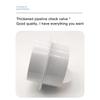 White Wide Application Duct Hose Check Valve Sturdy And Durable For Various Ventilation Needs