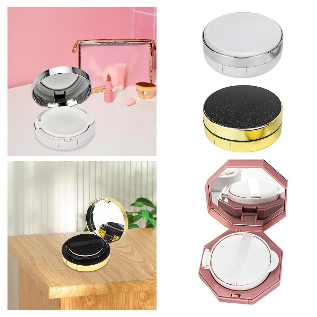 Футляр для тонального крема Air Cushion Box с пуховкой и зеркалом Lightweight Foundation BB Cream