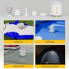 Air Equip Compressor Portable Tiny Pump For Camping Bed Illumination With LED Lantern 3.5Kpa Quick Inflate Deflate For Outdoor