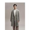 PEACEBIRD Men's Double-Sided Wool Blend Long Overcoat