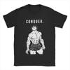 Summer Harajuku Custom Men's T-Shirt Baki Hanma Conquer Funny Cotton Shirt Short Sleeve Anime T Shirts Round Collar Tops 5XL