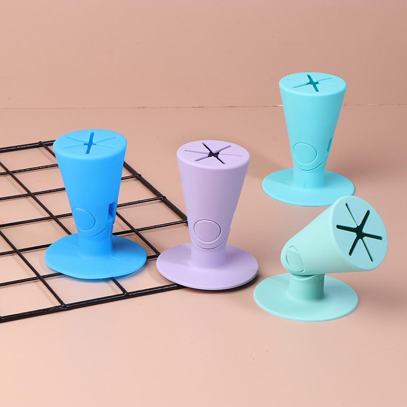 Силиконовый держатель для лака для ногтей, подставка для флаконов с лаком для нейл-арта, сделай сам, салонные инструменты для нейл-арта, аксессуары
