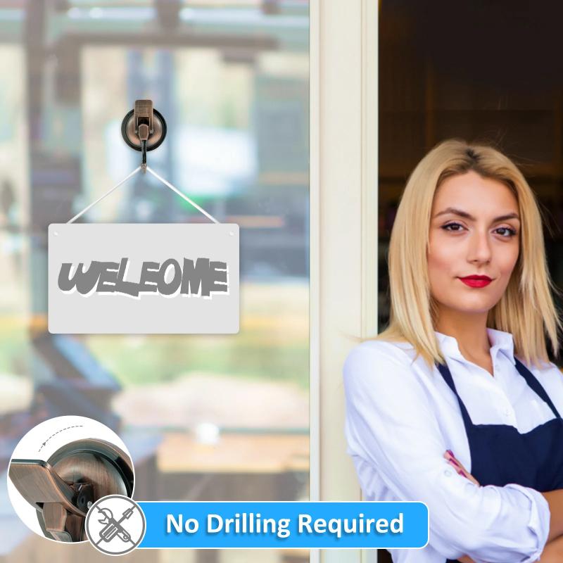 2 шт. многоразовые крючки на присоске для душа, сверхмощные вакуумные крючки для душа для внутреннего душа, супервсасывание для кухни, ванной комнаты, туалета