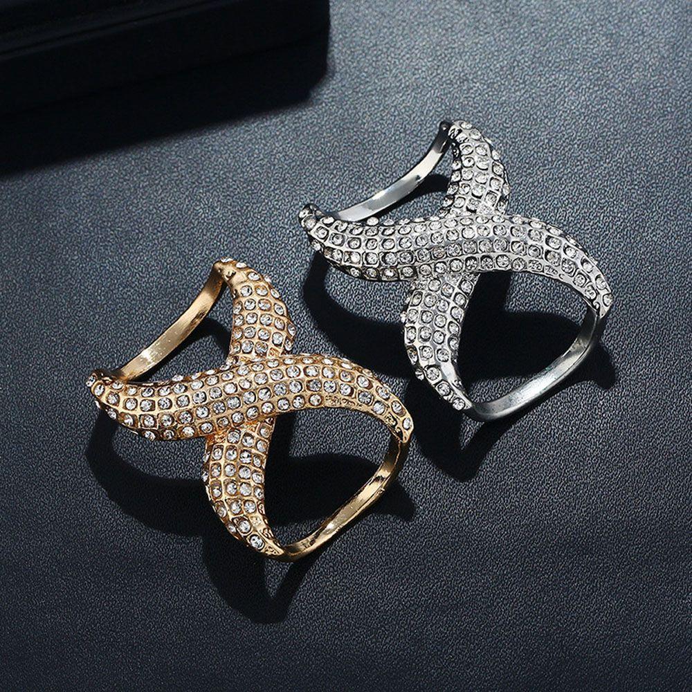 Fastener Scarves X Shape Silk Scarf  Buckle Brooch Pins Shawl Ring Clip Fashion Accessories Jewelry