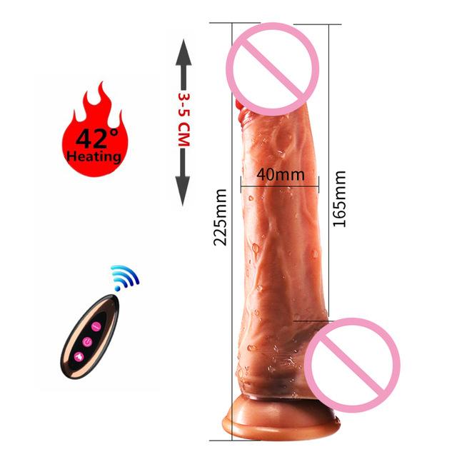 Thrusting Dildo Vibrator Sex Toys For Women G Spot Vagina Anal Stimulation With 10 Vibration 7 Telescopic Adult Toys For Couple
