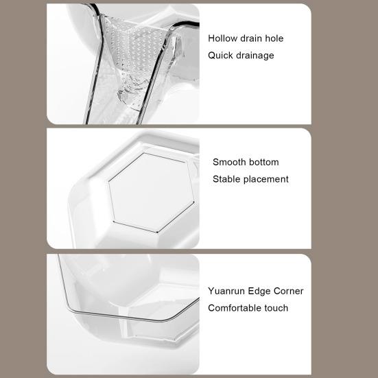 Многофункциональная сливная корзина Быстрый слив воды Удобное приготовление пищи Прочный сито для кухонной мойки