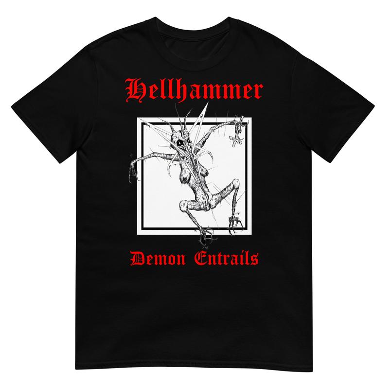 HELLHAMMER "Demon Entrails"Unisex T-shirt Graphic Tee